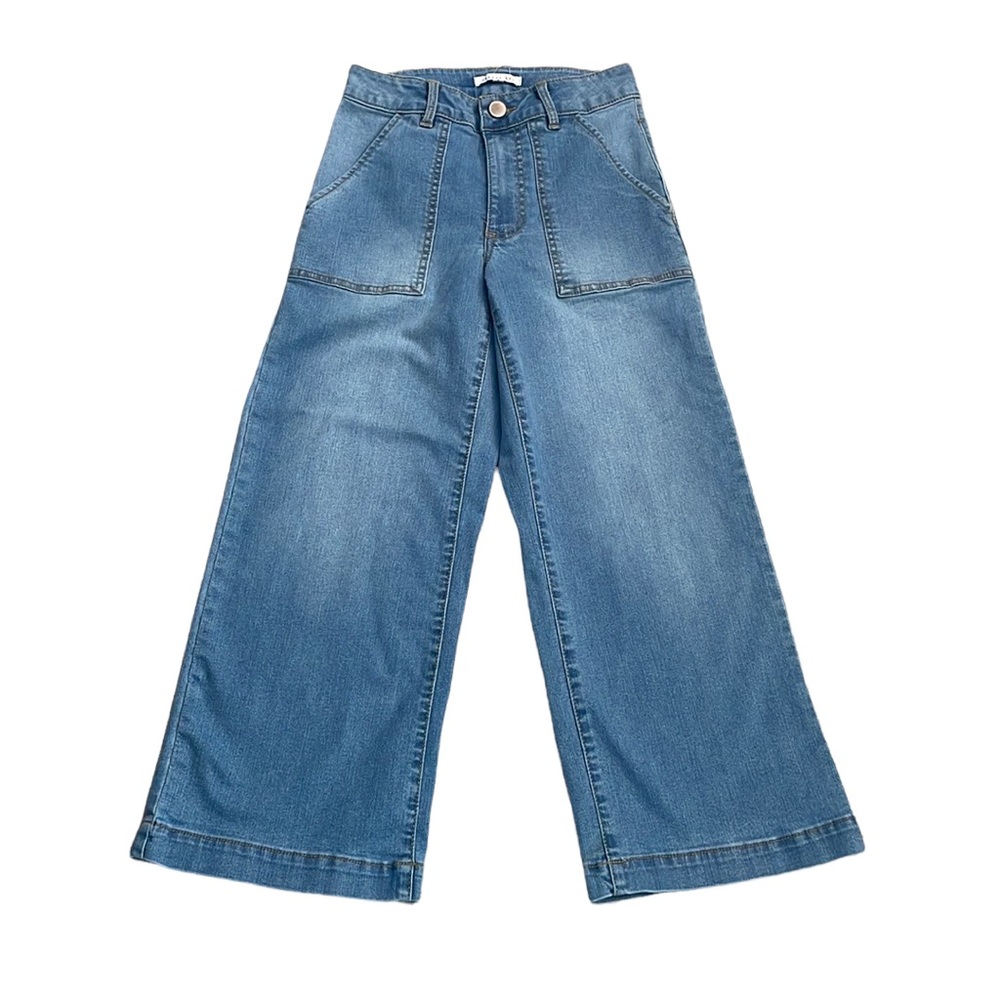 Copper Key High Rise Cropped Wide Leg Jeans